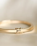Amazing SOLID HEAVY Vintage Bangle 14K Gold