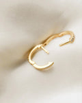 Never Take Off Timeless Elegant Diamond Earrings 18K Gold