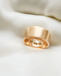 Rare Wide Vintage Band 18K Gold 1961 Sweden