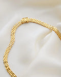 Danish Vintage Rolex Link Necklace 14K Gold 1980