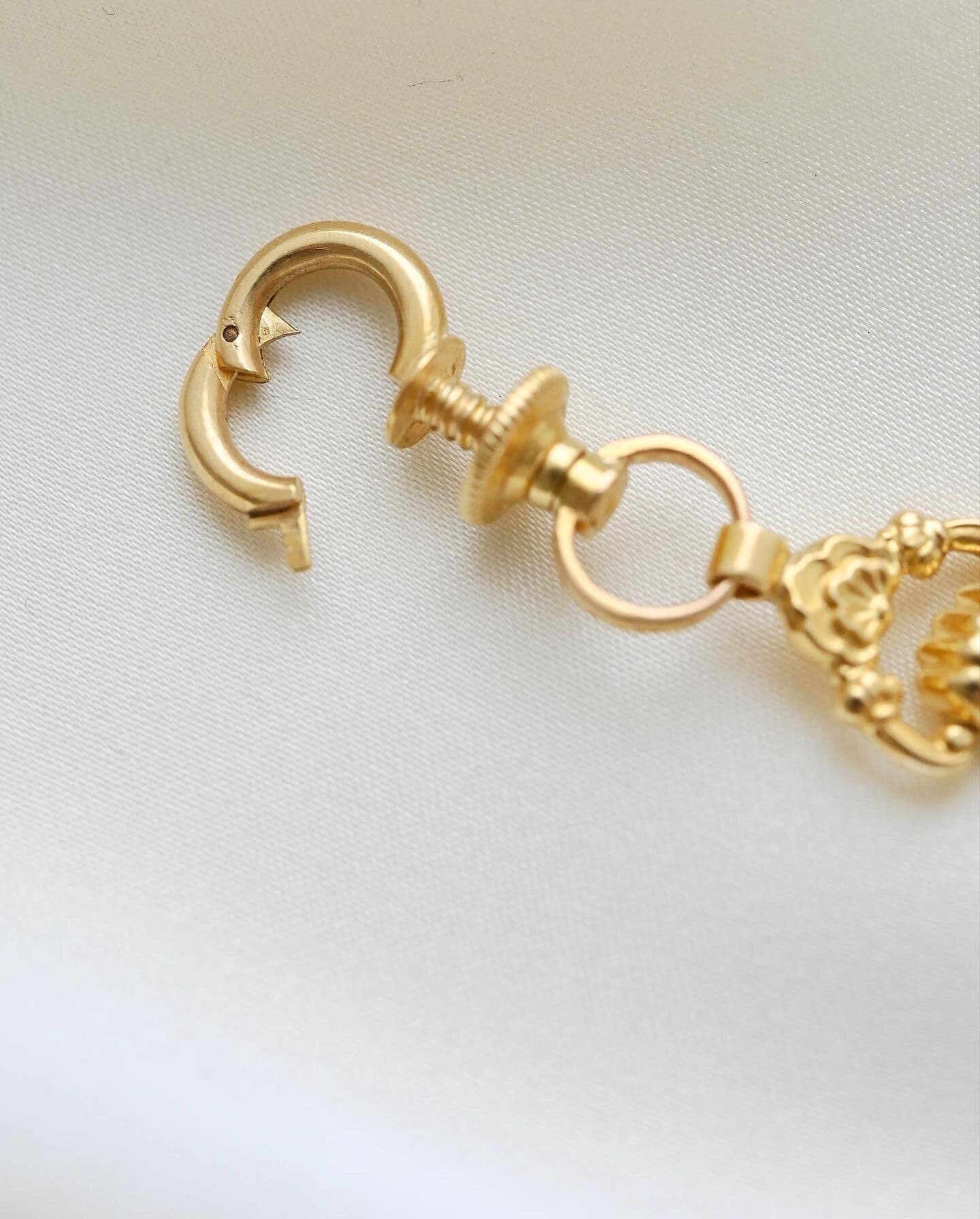 Once in A Lifetime Antique Long Guard Chain 18K Gold 1840