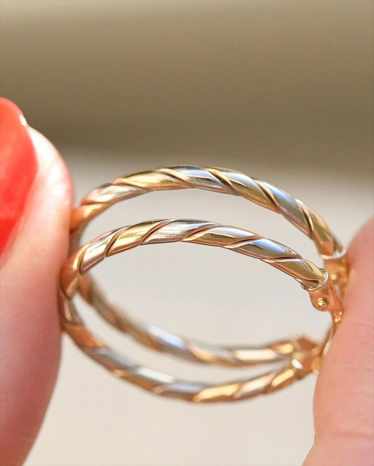 Gorg Twisted Hoops 14K Gold