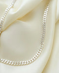 Danish Radiant Vintage Sterling Silver Curb Chain