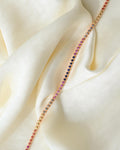 Estate Rainbow Sapphire Bracelet 18K Gold