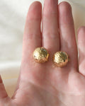 Big Vintage Earrings 14K 1980s