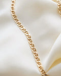 18.85 Inches Italian Vintage Link Chain 18K Gold