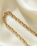 Radiant Gorgeous Anchor Link Bracelet 14K Gold