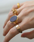 Antique Art Deco Gold Band Size 7 23K Gold 1919