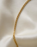Gorgeous Vintage Wheat Link Chain 14K Gold 1980s