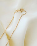 A Classic Dainty Vintage Box Chain 14K Gold
