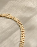 Fancy Link Vintage Necklace 14K 1970s