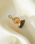 Rare Antique Bloodstone Watch Fob Seal 18K Gold 1910s