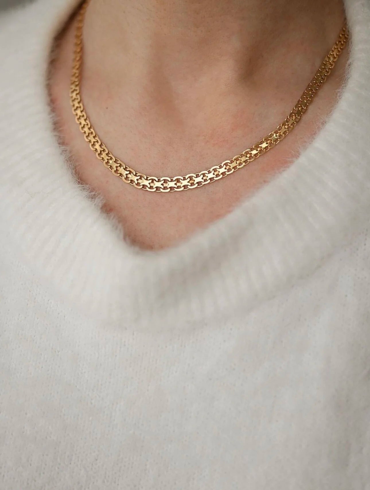 Special Swedish Necklace 18K Gold 1954