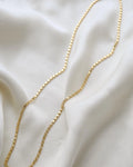 Stunning Rare Tiny Hearts Link Chain Necklace 14K Gold