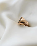 Gorg Sleek Swedish Tigers Eye Vintage Signet Ring 18K Gold