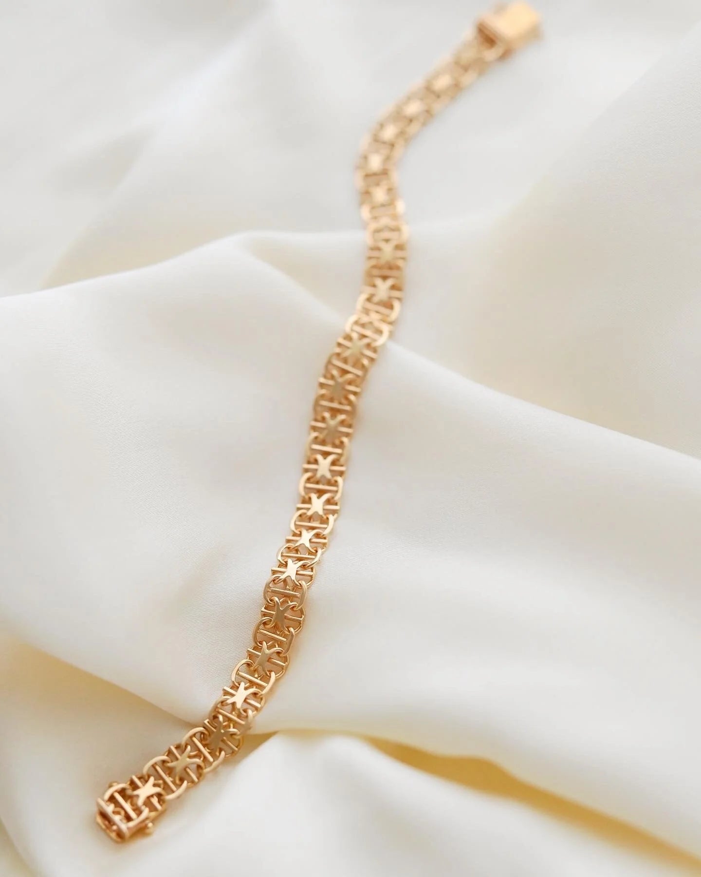 Gorg Swedish Link Bracelet 18K Gold 1967