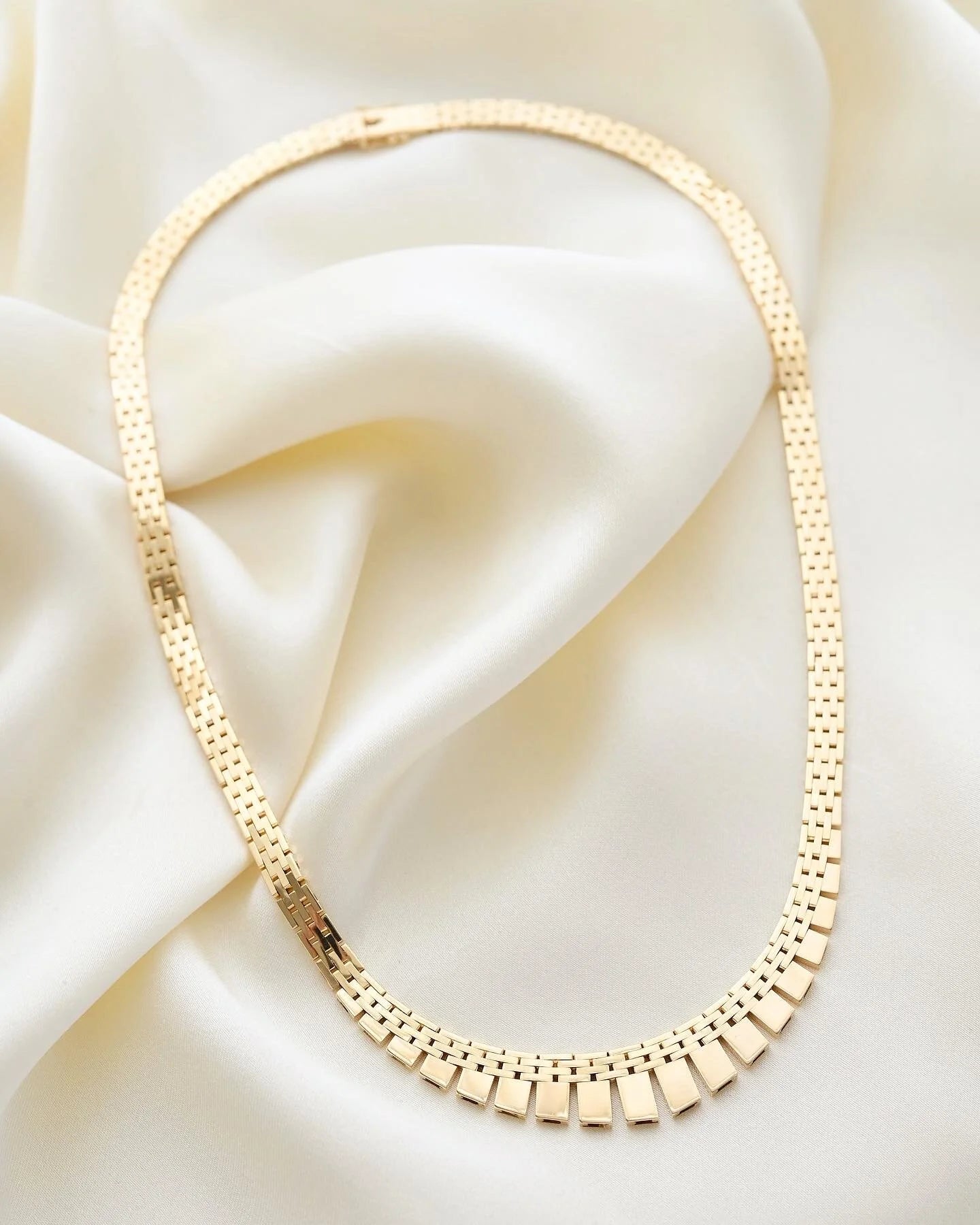 Radiant Tage Hansen Vintage Necklace 14K Gold 1950-60
