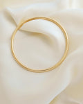 Third and last! SUPERB Danish Vintage Bangle Solid Through and Through 14K Gold