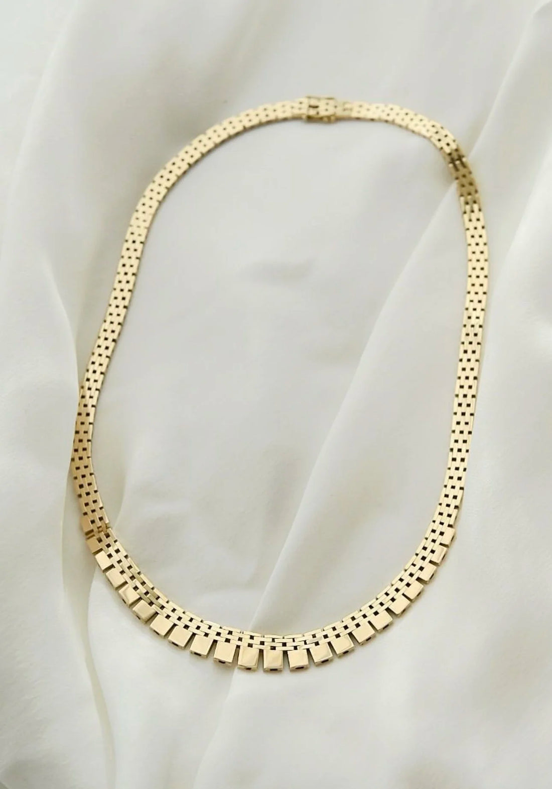 Beautiful Danish Mid Century Necklace 14K Gold 1960