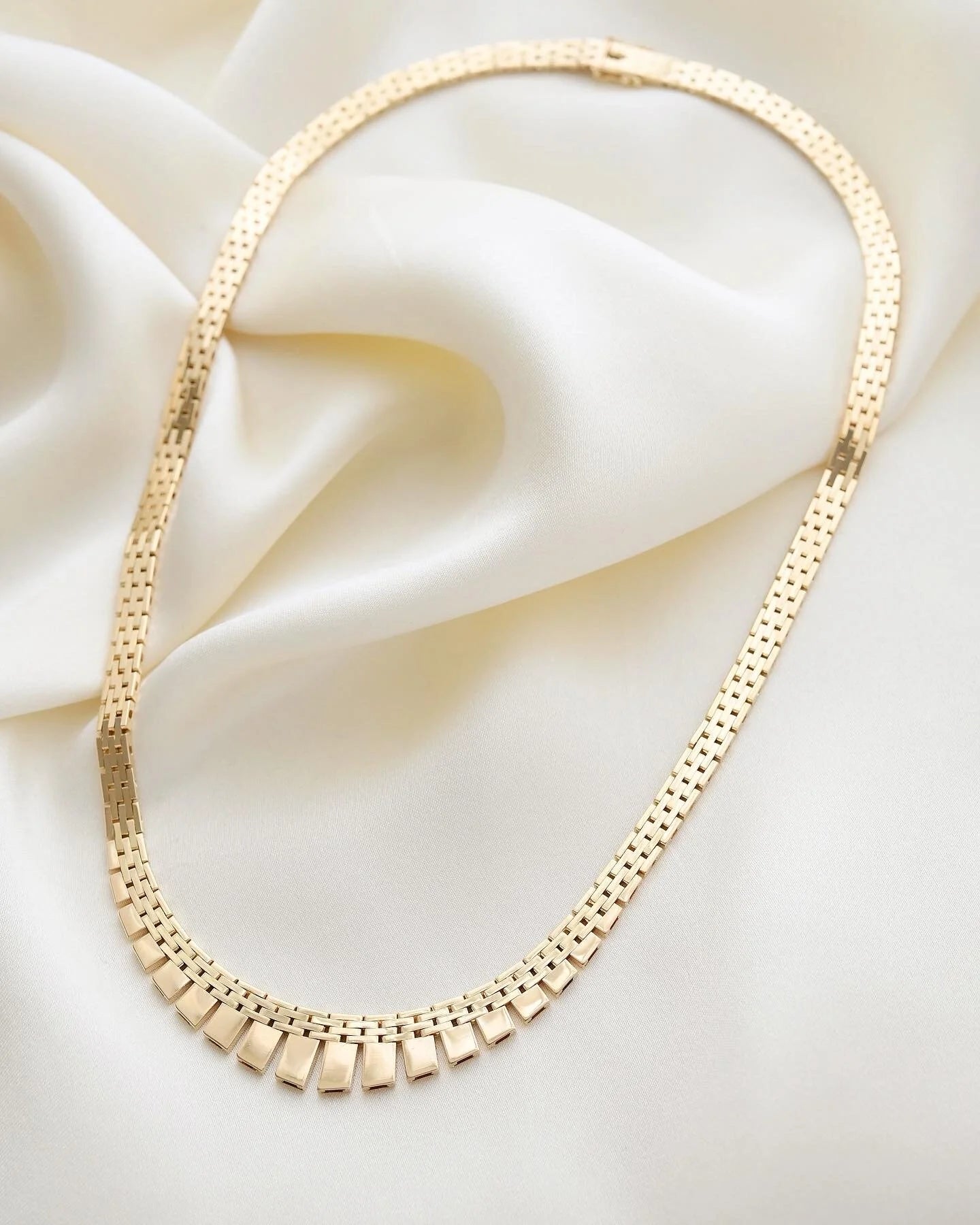 Radiant Tage Hansen Vintage Necklace 14K Gold 1950-60