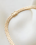 Rare Longer Danish Cleopatra Necklace 14K Gold 1960