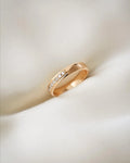 Antique Swedish Diamond Band 18K Gold
