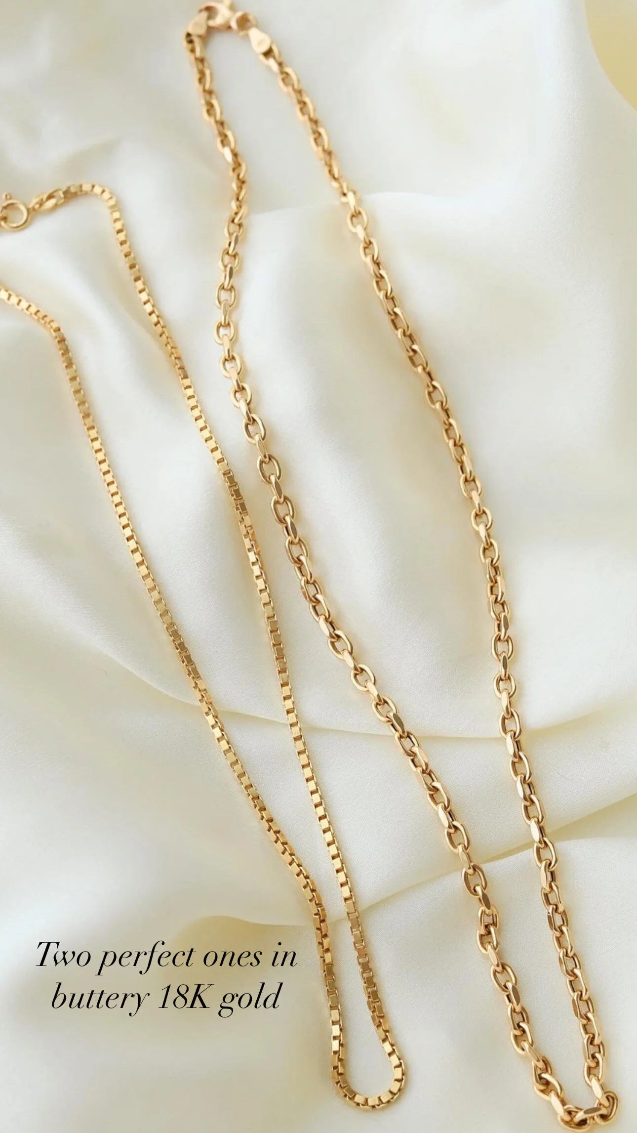 Beautiful Budget Friendly Biker Link Chain 18K Gold