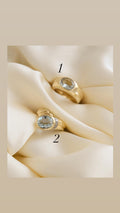 Amazing Vintage Aquamarine Rings 14K Gold