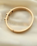 Magical Vintage Bangle Amethyst 14K Gold 1960s