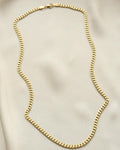 Vintage Curb Link Chain 22.8 Inches 14K Gold 1970
