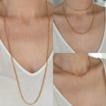 The Perfect 31.5 Inches Looong Curb Line Chain 18K Gold