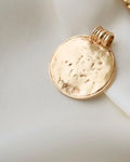 Radiant, Dreamy Good Luck Medallion Pendant Swedish Vintage  18K Gold