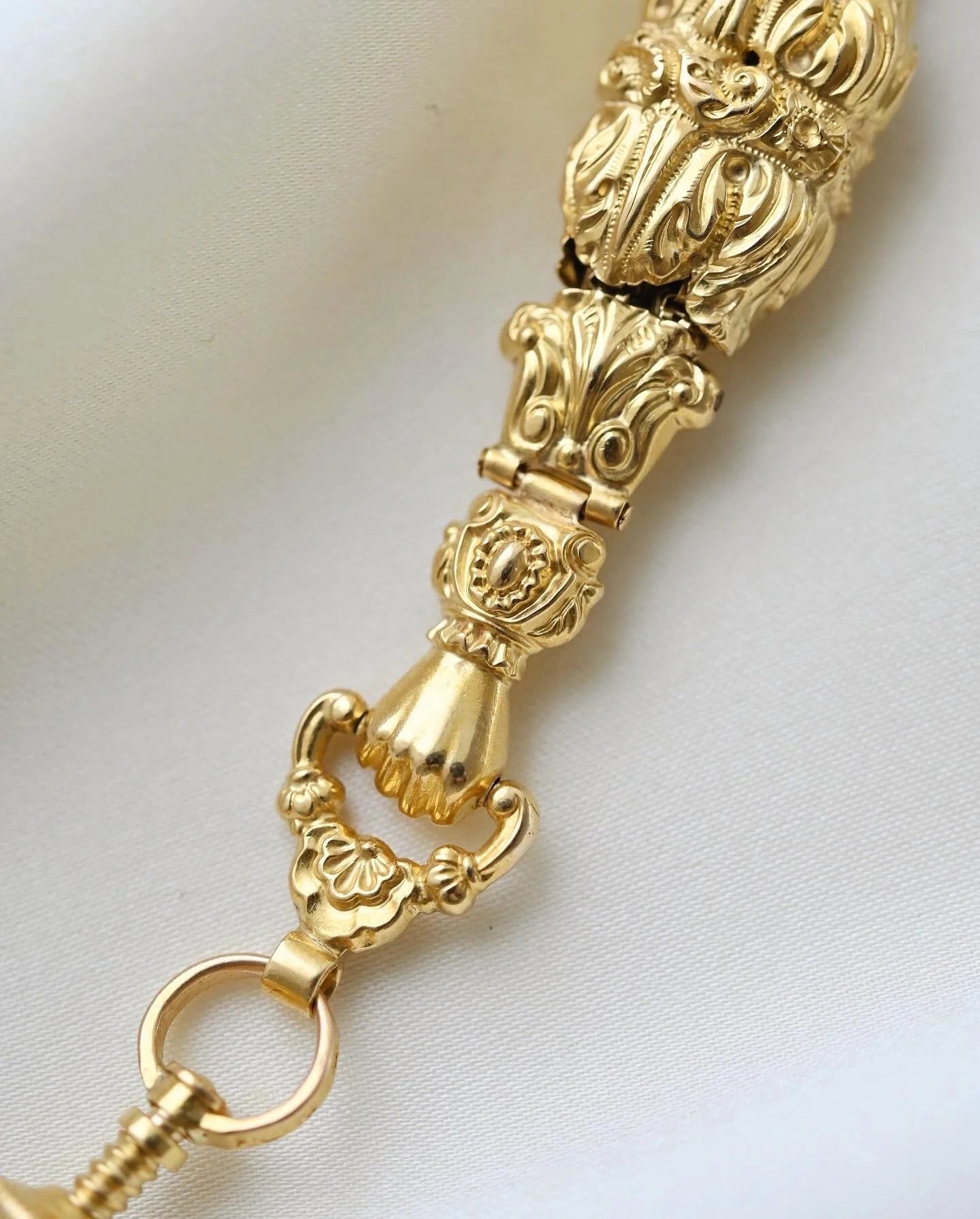 Once in A Lifetime Antique Long Guard Chain 18K Gold 1840
