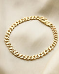 Beautiful 1942 18K Gold Curb Bracelet