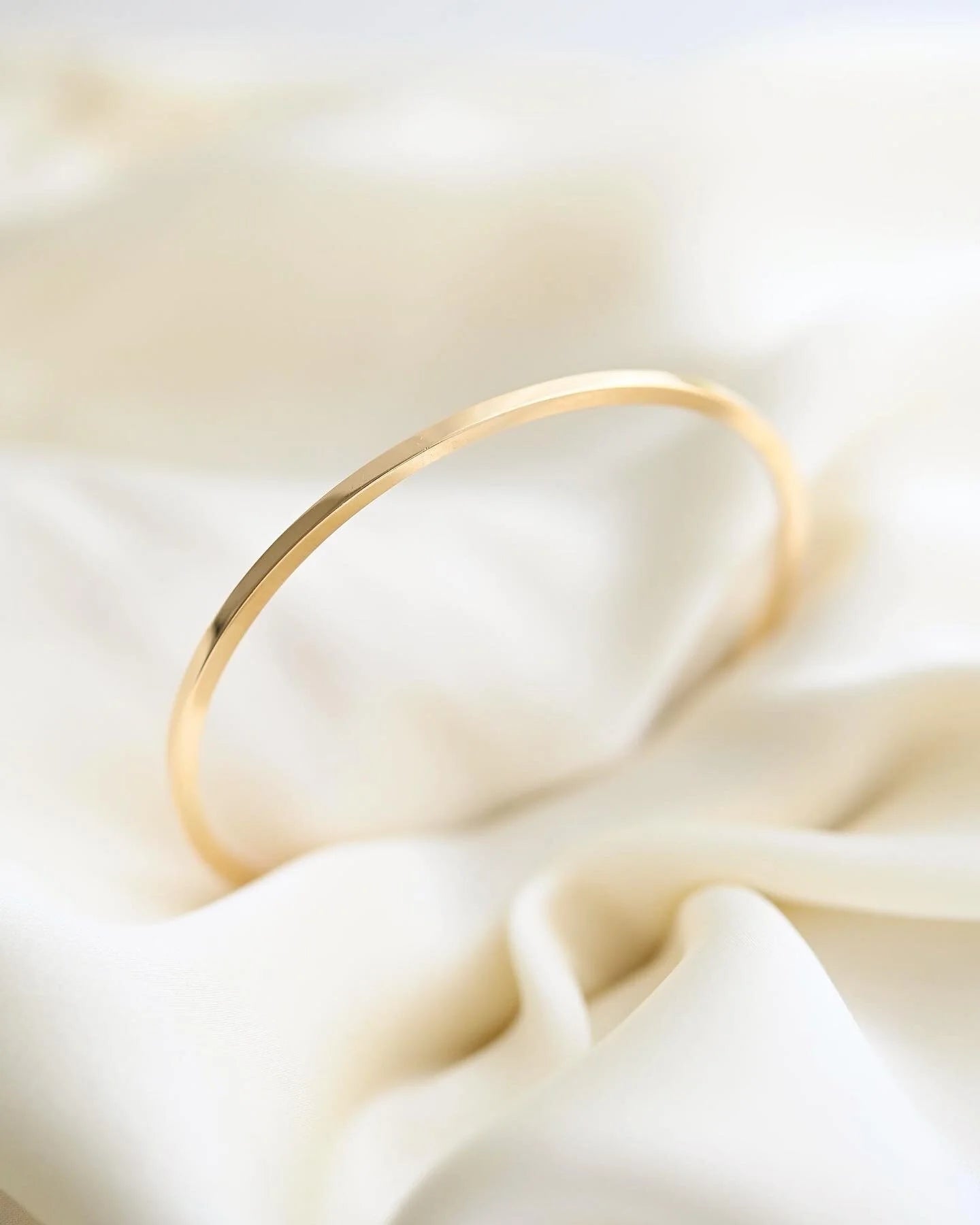 Selling Seperately! Timeless, Perfect Danish Vintage Bangles 14K Gold 1960s