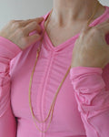 Versatile Fun Vintage Curb Link Chain 18K Gold