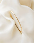 Third and last! SUPERB Danish Vintage Bangle Solid Through and Through 14K Gold