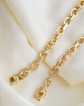 Amazing Danish Vintage Biker Link Bracelets 14K Gold