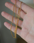 Timeless Vintage Curb Link Chain 18K Gold