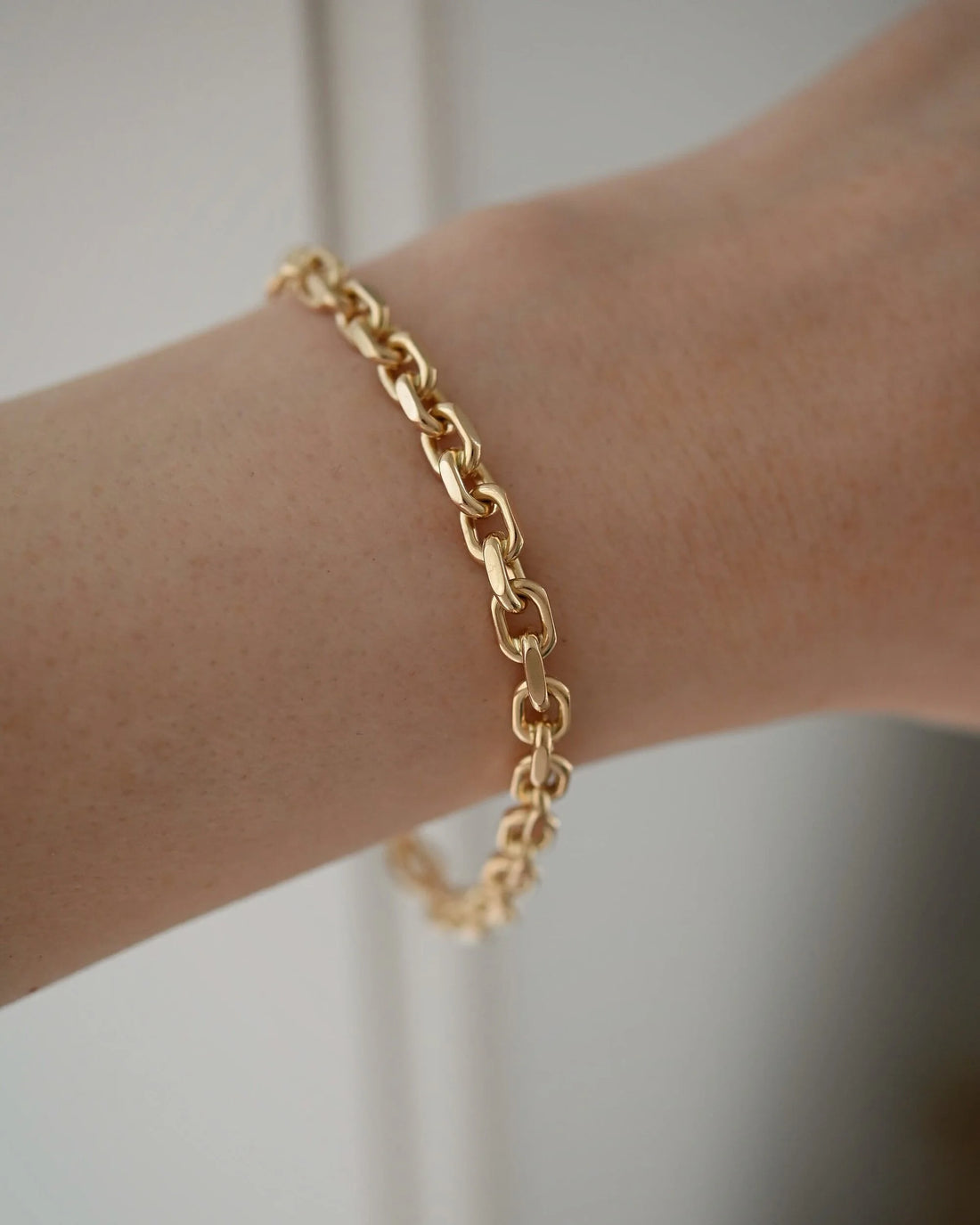 Perfect Danish Mid Century Vintage Bracelet 14K Gold 1970