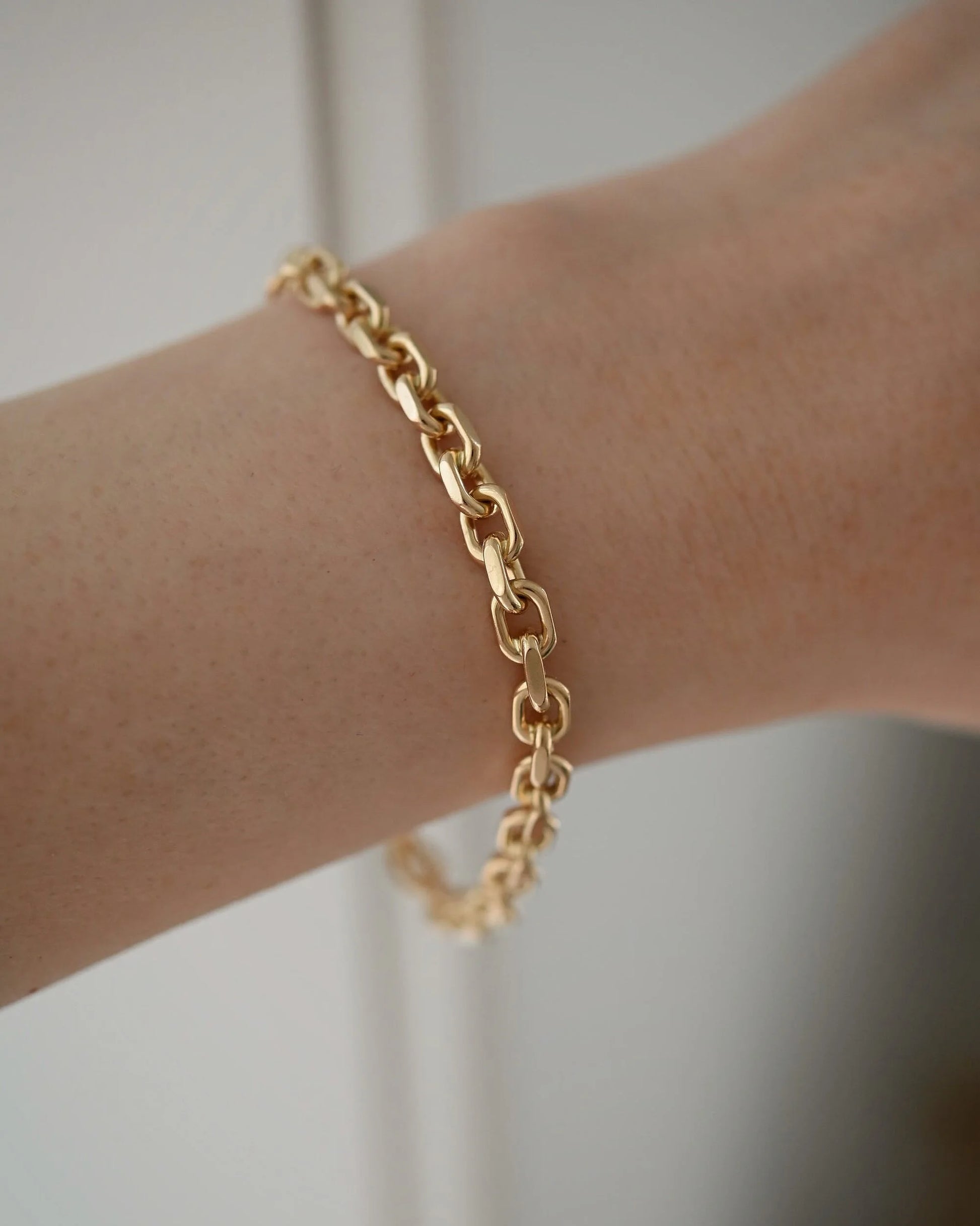 Perfect Danish Mid Century Vintage Bracelet 14K Gold 1970