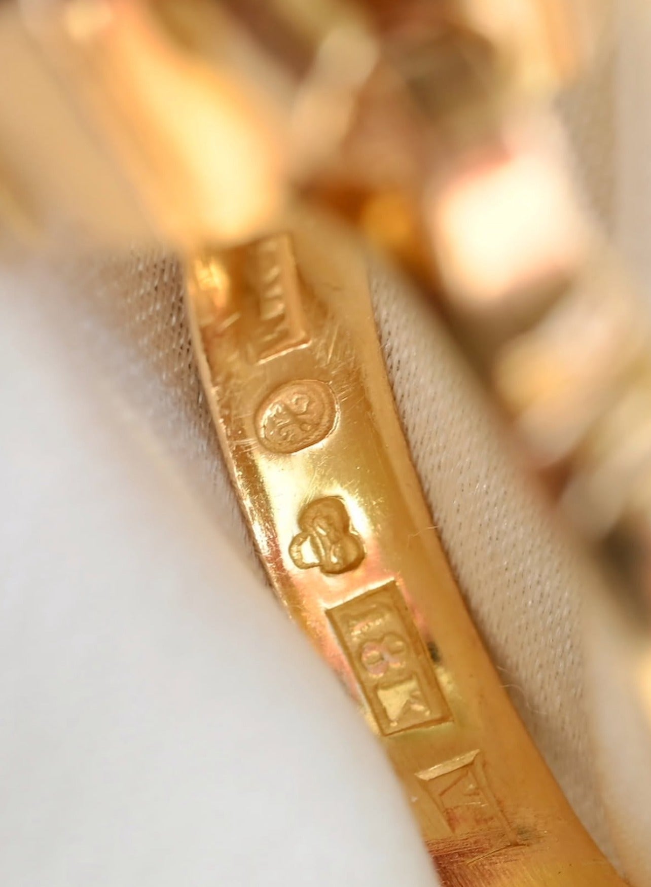 The full suite of Swedish hallmarks inside the band, dating her to 1923