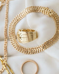 The Amazing 18 Grams (!) Grand Dame Puzzle Ring 14K Gold