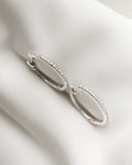 Perfect Estate Diamond Hoop Earrings 14K Gold 0.30 Carats