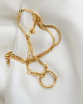 Rare 18.5 Inches Antique Curb Watch Chain 18K Gold 1910