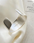 Danish Velvet Finish Sterling Silver Cuff 82 Grams by Peter Pedersen