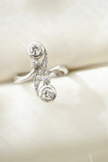 Antique Art Deco Old Cut Diamond Ring Silver and Gold
