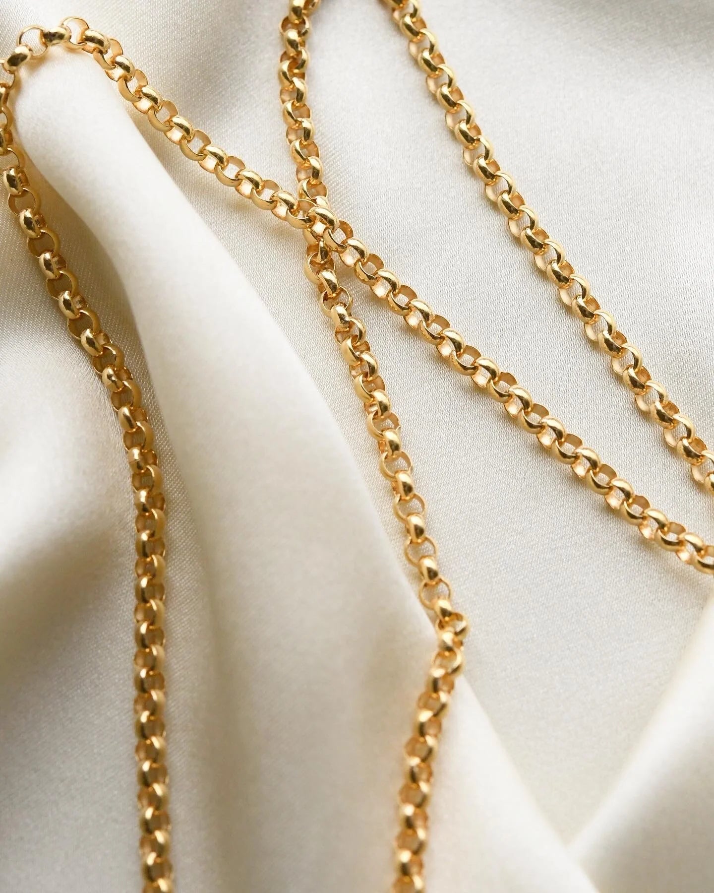 Perfect Vintage Belcher Chain 18K Gold 1970s