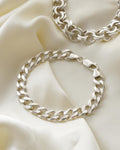 Vintage Silver Bracelet Bracelets Sold Separately Curb or Bismarck