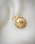 Spinning Swedish Vintage Earth Globe Vintage Pendant 8 Grams 18K Good